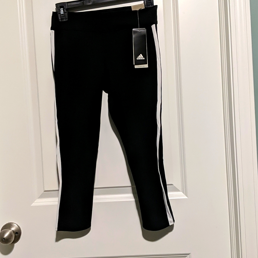 Adidas 3/4 length running leggings-never worn